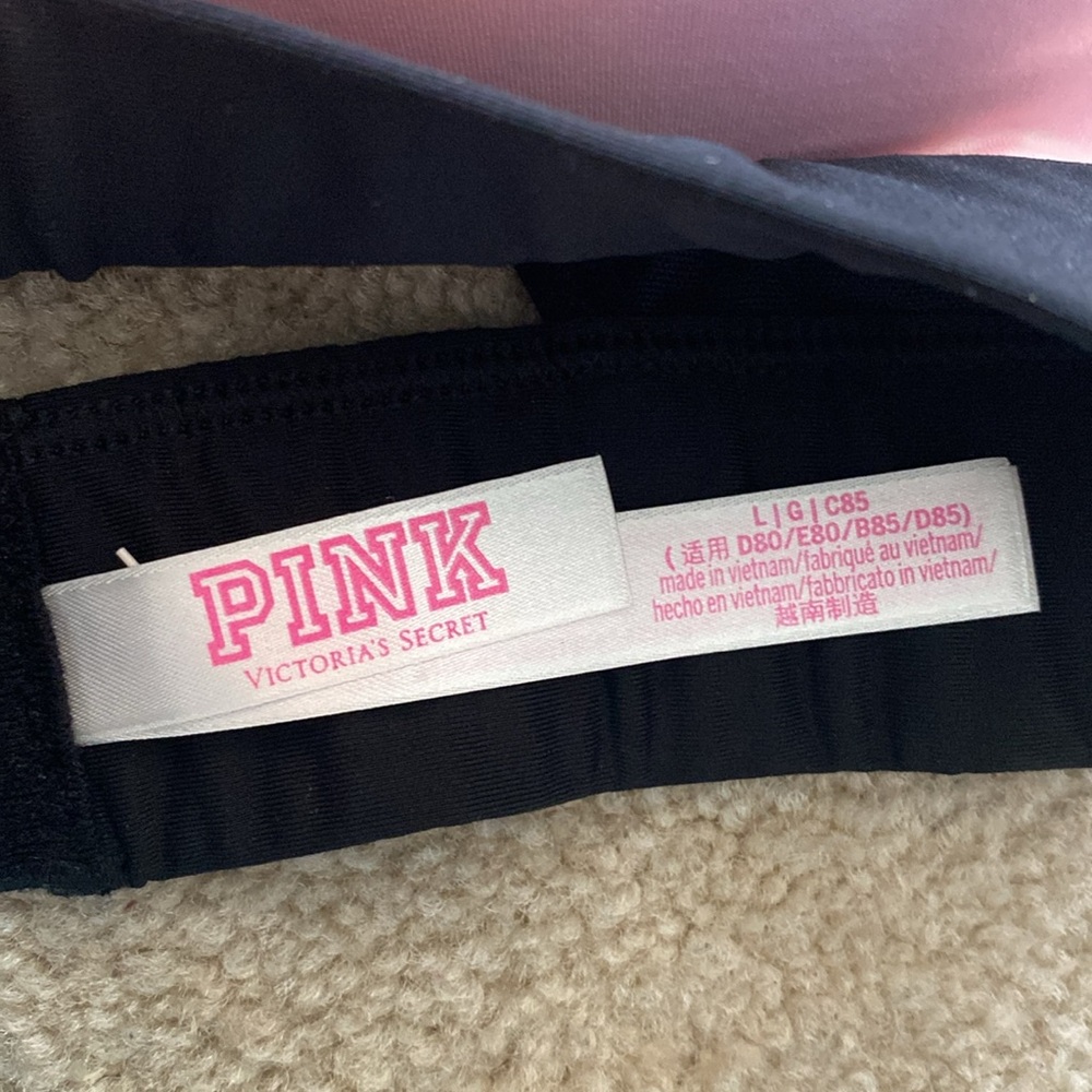 Pink by VS size large ultimate push up workout bra - Picture 2 of 9